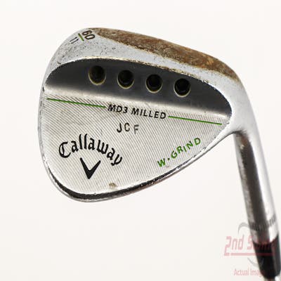 Callaway MD3 Milled Chrome W-Grind Wedge Lob LW 60° 11 Deg Bounce W Grind Stock Steel Shaft Steel Wedge Flex Right Handed 35.0in