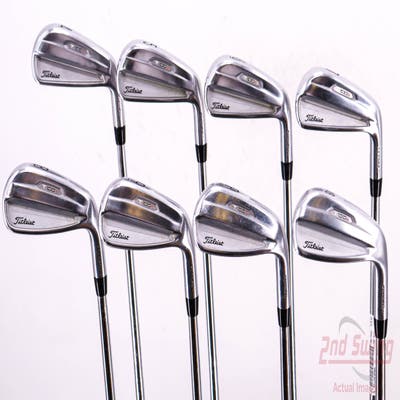 Titleist 2021 T100S Iron Set 4-PW AW True Temper AMT White S300 Steel Stiff Right Handed 38.25in