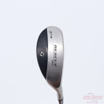 TaylorMade Rescue Mid TP Hybrid 3 Hybrid 19° Stock Steel Shaft Steel Stiff Right Handed 40.25in