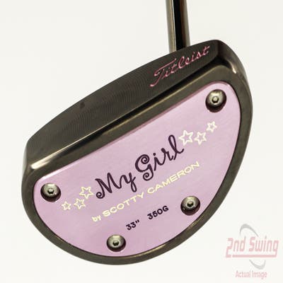 Mint Titleist Scotty Cameron 2003 My Girl 2 Protoype Mallet Putter Steel Right Handed 33.0in w/ Headcover & Divot Tool