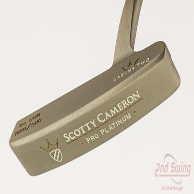 1999 1st Run of 500 Mint Titleist Scotty Cameron Pro Platinum Laguna 2 Putter Steel Right Handed 35.0in