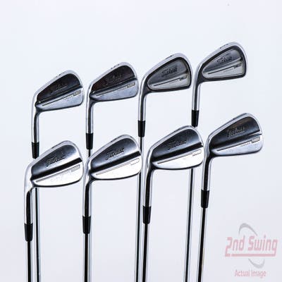 Titleist 714 MB Iron Set 3-PW FST KBS Tour Steel Stiff Left Handed 39.0in