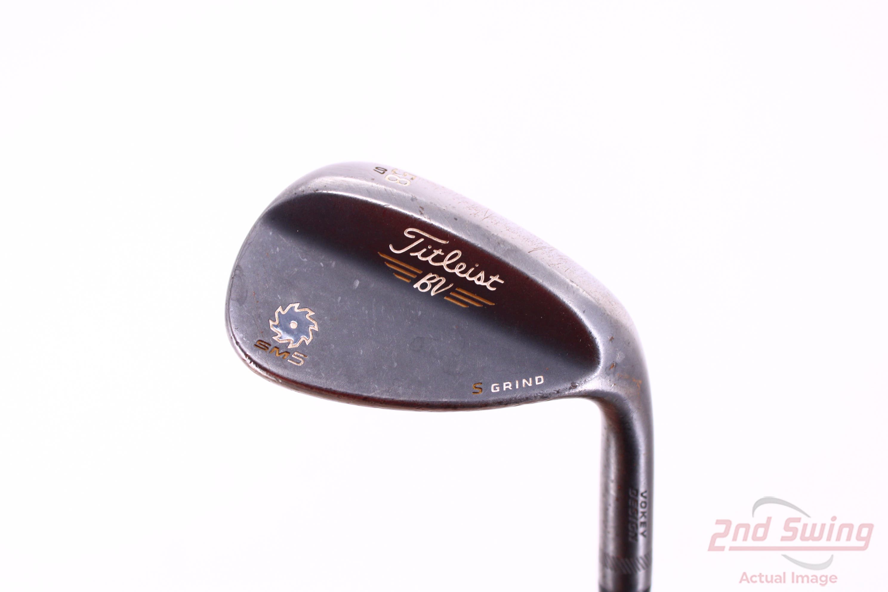 Titleist Vokey Sm5 Raw Black Wedge Lob Lw 58° 7 Deg Bounce S Grind 