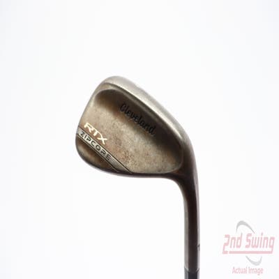 Cleveland RTX ZipCore Raw Wedge Gap GW 50° 10 Deg Bounce Stock Steel Stiff Right Handed 34.75in