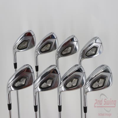 Titleist T400 Iron Set 5-PW AW True Temper AMT Tour White Steel Stiff Left Handed 38.0in