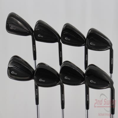 Ping G710 Iron Set 5-PW GW SW FST KBS Tour Steel Regular Right Handed Black Dot 38.25in