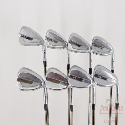 Ping G700 Iron Set 5-PW AW SW UST Mamiya Recoil 65 F3 Graphite Regular Right Handed Blue Dot 38.5in