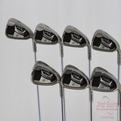 Ping G20 Iron Set 4-PW Ping CFS Steel Regular Right Handed Green Dot 37.75in