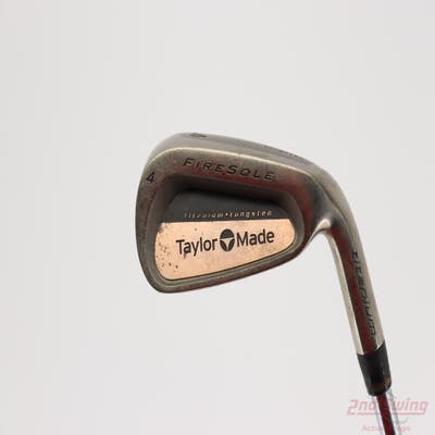 TaylorMade Firesole Single Iron 4 Iron Stock Steel Shaft Steel Regular Right Handed 38.0in