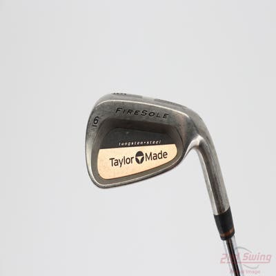 TaylorMade Firesole Single Iron 6 Iron Stock Steel Shaft Steel Regular Right Handed 37.0in