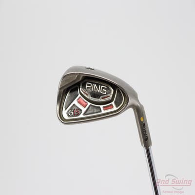 Ping G15 Single Iron 4 Iron Stock Steel Stiff Right Handed Gold Dot 38.5in