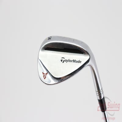TaylorMade Milled Grind Satin Chrome Wedge Sand SW 54° 11 Deg Bounce True Temper Dynamic Gold Steel Stiff Right Handed 34.75in