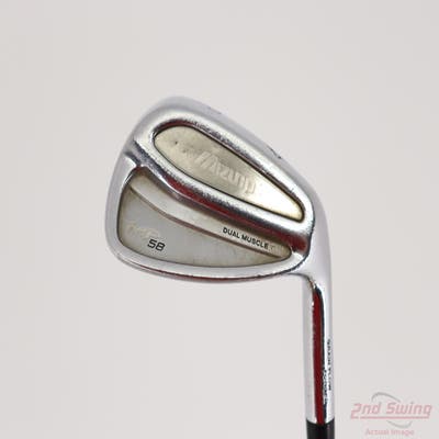 Mizuno MP 58 Single Iron Pitching Wedge PW FST KBS Tour Steel Wedge Flex Right Handed 36.25in