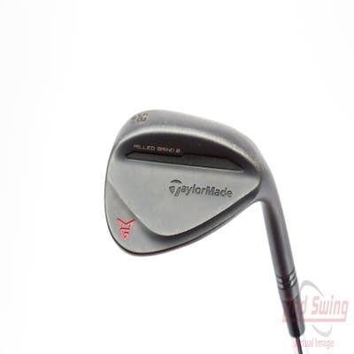 TaylorMade Milled Grind 2 Black Wedge Lob LW 58° 11 Deg Bounce SB FST KBS Hi-Rev 2.0 115 Steel Wedge Flex Right Handed 35.0in