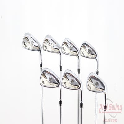 Wilson Staff FG Tour V6 Iron Set 4-PW FST KBS Tour C-Taper Lite Steel Regular Right Handed 37.0in