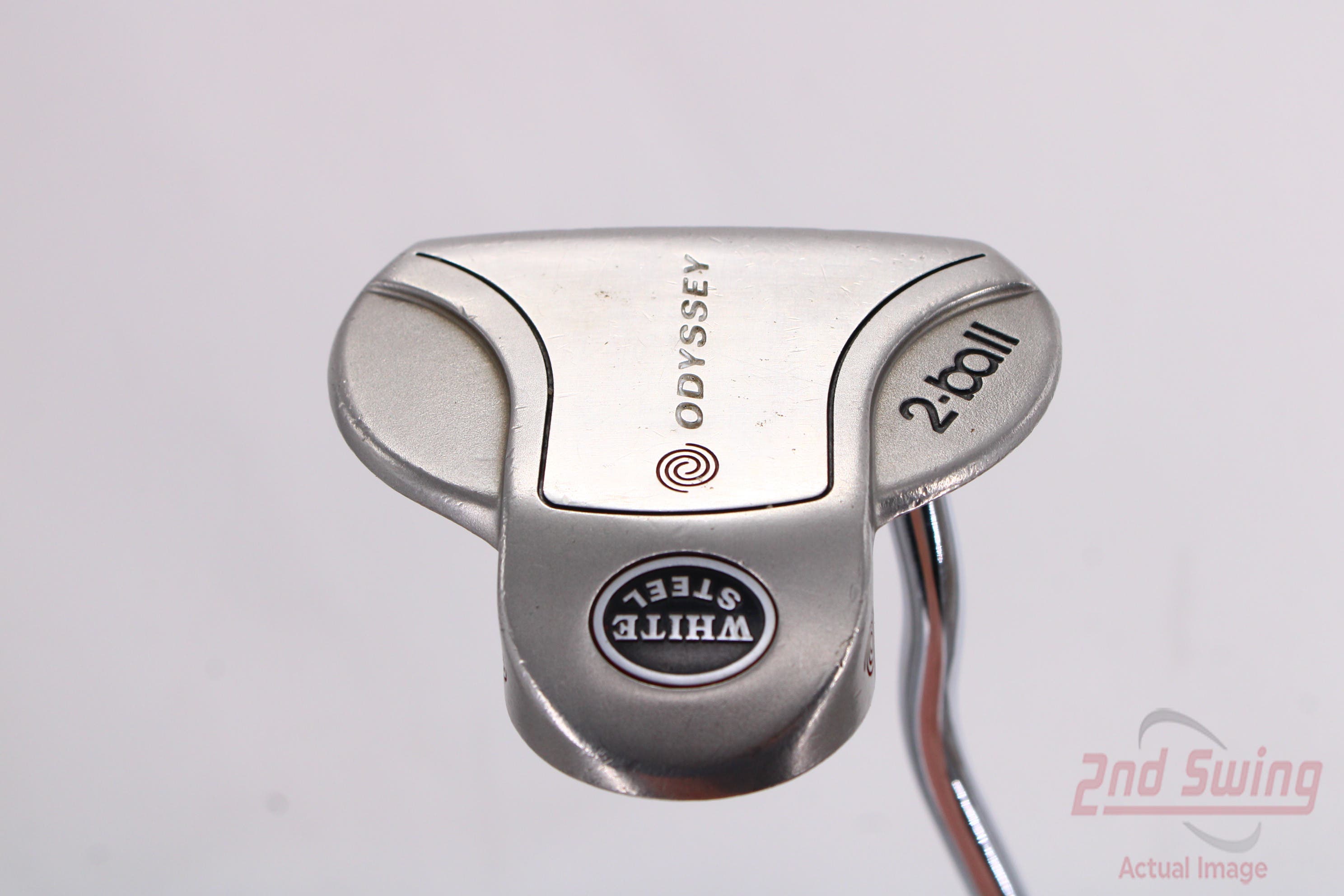 Odyssey White Steel 2-Ball Putter (M-72332588529) | 2nd Swing Golf