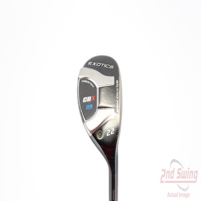 Tour Edge Exotics CBX 119 Hybrid 4 Hybrid 22° Accra FX-H100-60 Graphite Senior Right Handed 39.5in