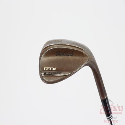 Cleveland RTX ZipCore Raw Wedge Sand SW 56° 10 Deg Bounce Dynamic Gold Spinner TI Steel Wedge Flex Right Handed 35.25in