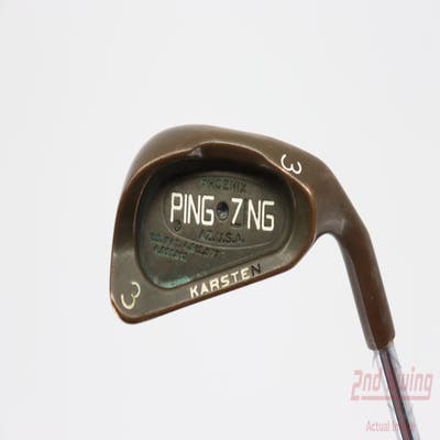 Ping Zing Beryllium Copper Single Iron 3 Iron Ping JZ Steel Regular Right Handed Black Dot 39.0in