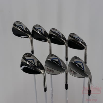 Tour Edge Hot Launch E522 Ironwood Iron Set 6-PW AW SW Mitsubishi Fubuki HL-55 Graphite Senior Right Handed 37.5in