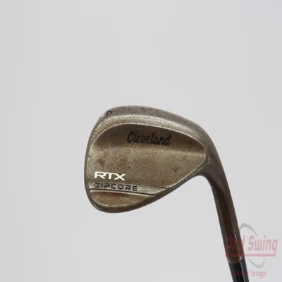 Cleveland RTX ZipCore Raw Wedge Sand SW 54° 10 Deg Bounce True Temper Dynamic Gold S400 Steel Stiff Right Handed 35.5in