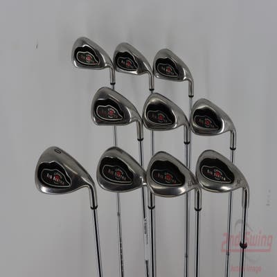 Callaway 2004 Big Bertha Iron Set 4-PW AW SW LW Stock Steel Uniflex Right Handed 37.5in