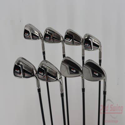 TaylorMade M6 Iron Set 5-PW AW SW Fujikura ATMOS 5 Orange Graphite Senior Right Handed 38.25in