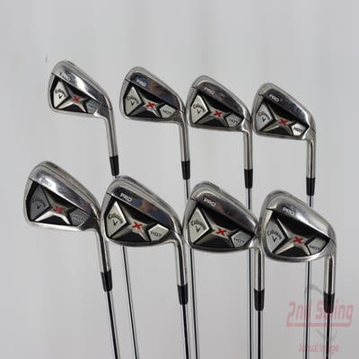 Callaway 2013 X Hot Pro Iron Set 3-PW Project X 95 6.0 Flighted Steel Stiff Right Handed 38.0in