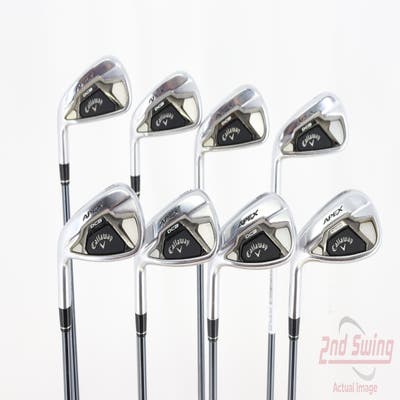 Callaway Apex DCB 21 Iron Set 4-GW UST Mamiya Recoil 75 Dart Graphite Regular Left Handed 38.0in