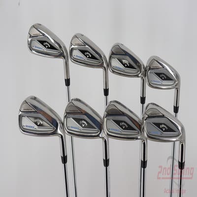 Callaway Paradym Ai Smoke HL Iron Set 7-PW AW GW SW True Temper Elevate MPH 85 Steel Regular Right Handed 38.0in