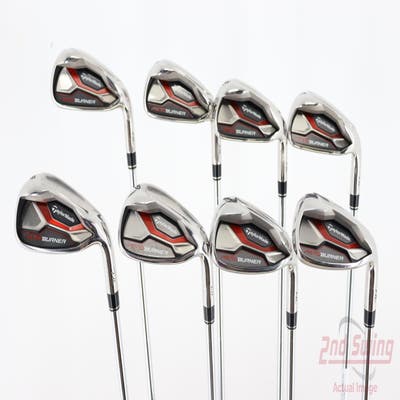 TaylorMade Aeroburner HL Iron Set 4-GW TM AeroBurner REAX 60 Steel Stiff Right Handed 38.25in