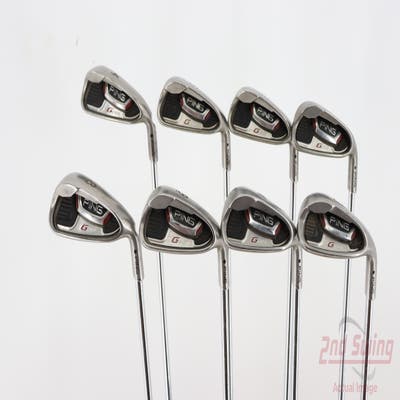 Ping G20 Iron Set 4-PW SW Ping CFS Steel Stiff Right Handed Black Dot 37.5in