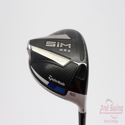 TaylorMade SIM MAX Driver 8° PX HZRDUS Smoke Black 60 Graphite Stiff Right Handed 45.5in