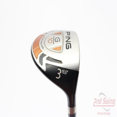 Ping G10 Fairway Wood 3 Wood 3W 15.5° Ping TFC 129F Graphite Senior Right Handed 42.75in