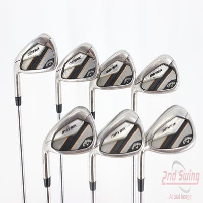 Callaway Mavrik Iron Set 5-PW AW True Temper Elevate MPH 95 Steel Regular Left Handed 37.75in