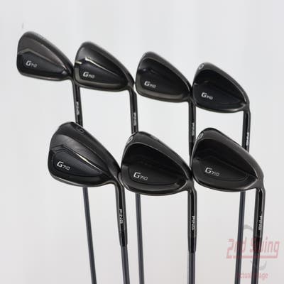 Ping G710 Iron Set 5-GW ALTA CB Red Graphite Senior Right Handed Black Dot 38.25in