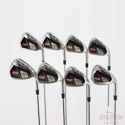 Callaway Razr X Iron Set 4-GW Callaway Razr X Iron Steel Steel Uniflex Right Handed -2 1/4"