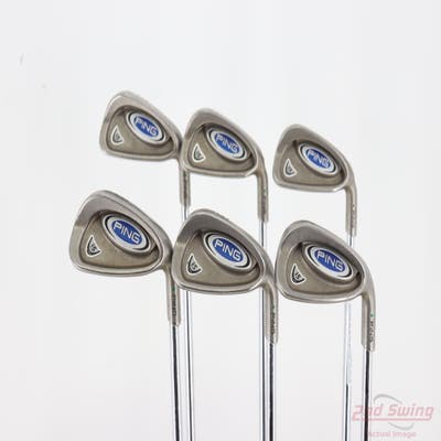 Ping i5 Iron Set 5-PW Ping AWT Steel Stiff Right Handed Green Dot +1/4"