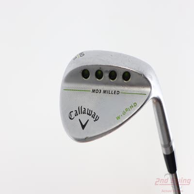 Callaway MD3 Milled Chrome W-Grind Wedge Lob LW 60° 11 Deg Bounce W Grind FST KBS Tour Steel Stiff Right Handed 35.0in