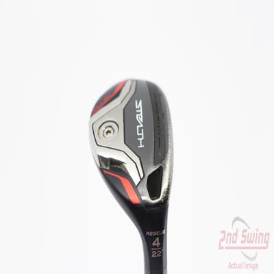 TaylorMade Stealth Plus Rescue Hybrid 4 Hybrid 22° PX HZRDUS Smoke Red RDX 70 Graphite Regular Right Handed 39.5in