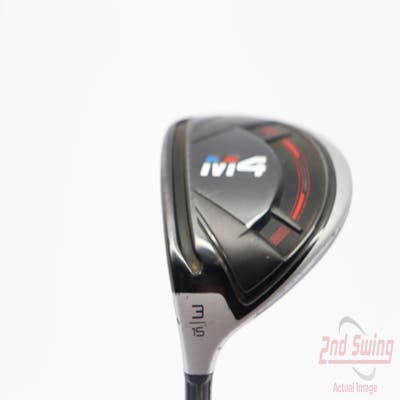 TaylorMade M4 Fairway Wood 3 Wood 3W 15° Fujikura ATMOS 6 Graphite Stiff Left Handed 43.25in