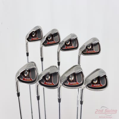 TaylorMade Burner Plus Iron Set 4-PW SW TM Burner Superfast 85 Steel Stiff Left Handed 38.5in