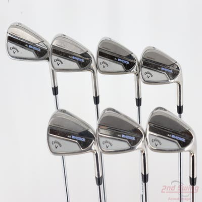 Callaway Paradym Ai Smoke Iron Set 5-PW AW True Temper Elevate MPH 95 Steel Stiff Right Handed 38.5in