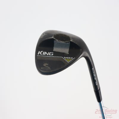 Cobra KING MIM Black Wedge Lob LW 60° 8 Deg Bounce V Grind True Temper Dynamic Gold Steel Stiff Right Handed 34.75in