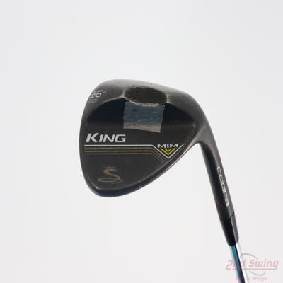 Cobra KING MIM Black Wedge Sand SW 56° 10 Deg Bounce V Grind True Temper Dynamic Gold Steel Stiff Right Handed 35.0in