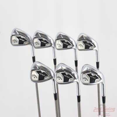 Callaway Apex 19 Iron Set 4-PW Aerotech SteelFiber i110 Steel Stiff Right Handed STD