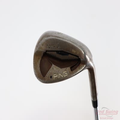 Ping Tour-S Rustique Wedge Sand SW 56° 12 Deg Bounce FST KBS Tour Steel Stiff Right Handed Black Dot 35.25in