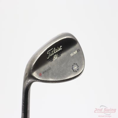 Titleist Vokey SM6 Jet Black Wedge Sand SW 56° 10 Deg Bounce S Grind Project X Rifle Steel Stiff Left Handed 35.25in