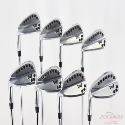 PXG 0311T Chrome Iron Set 3-PW Project X LZ 6.5 Steel X-Stiff Left Handed +1/4"