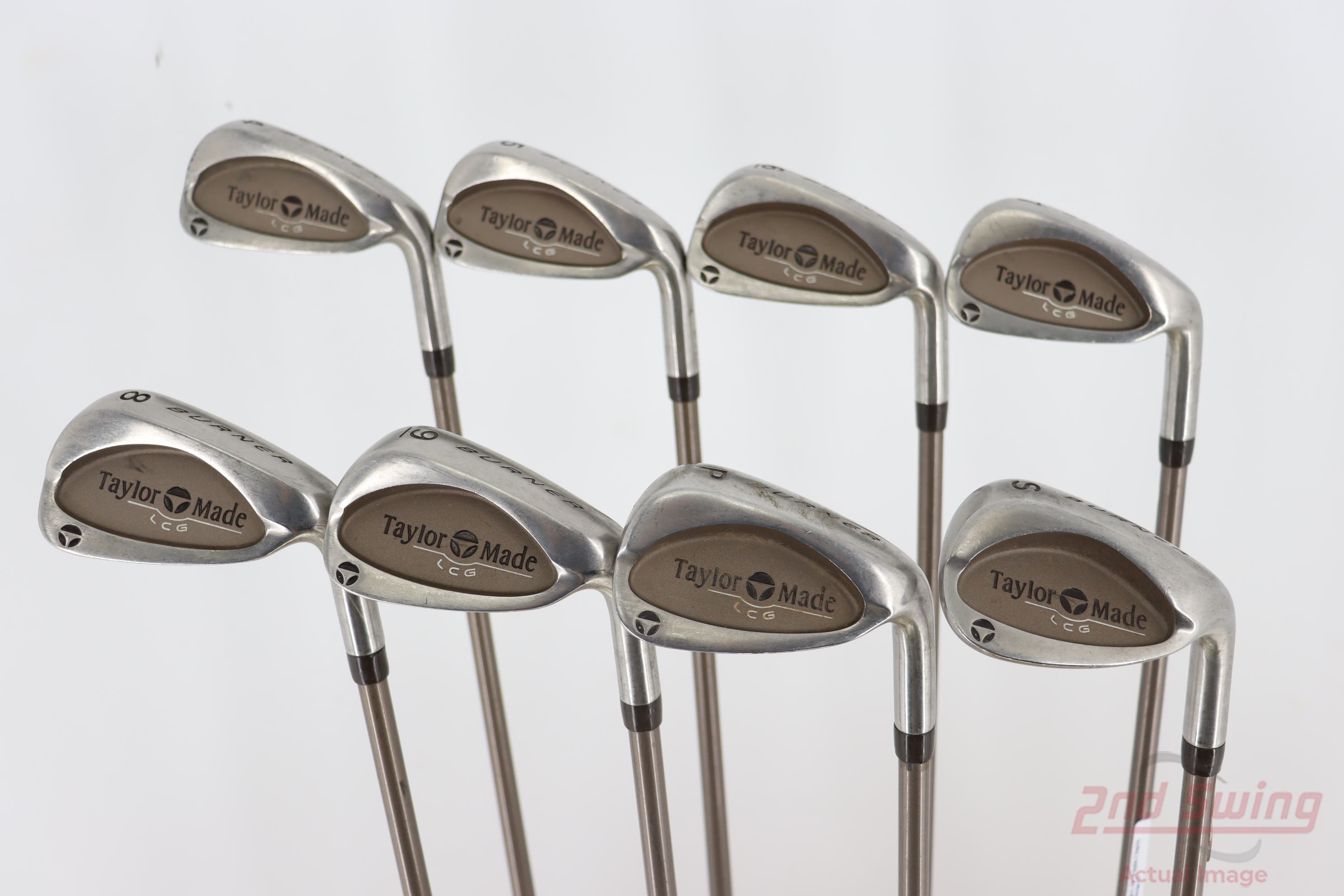 TaylorMade selling Burner LCG Iron Set R-80 Graphite Bubble 2 Shaft 4-9 iron ASP wedge